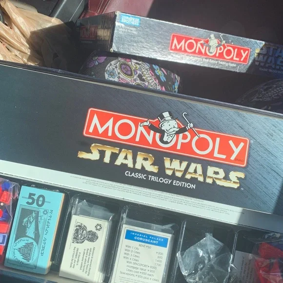 Monopoly Star Wars Classic Trilogy Edition Parker Bros. NEW Open Box - Picture 6 of 12